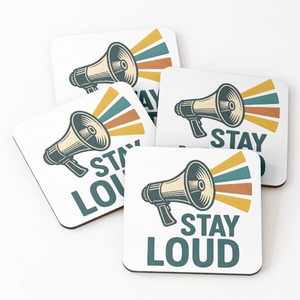 Item preview, Stay Loud – Retro Statement designed and sold by Sunset Syndicate.