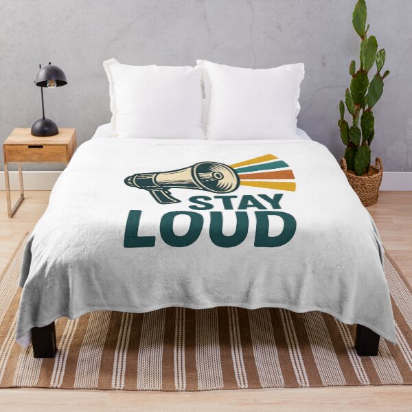Item preview, Stay Loud – Retro Statement designed and sold by Sunset Syndicate.