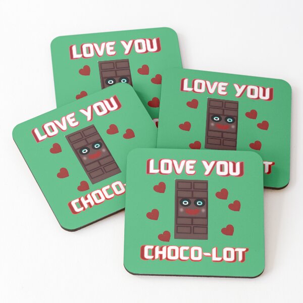 Item preview, Love You Choco-Lot Cute Chocolate Pun Valentine Kawaii Sweet Design designed and sold by HopeAndHustle.