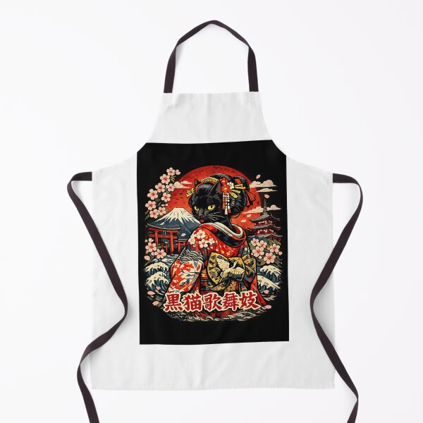 Item preview, Japanese Black Cat Kabuki Legend designed and sold by cosettacir6382.