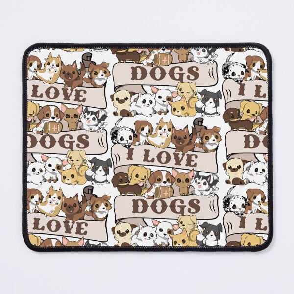 Item preview, I Love Dogs – Whimsical Puppy Friends Design designed and sold by Everpop.