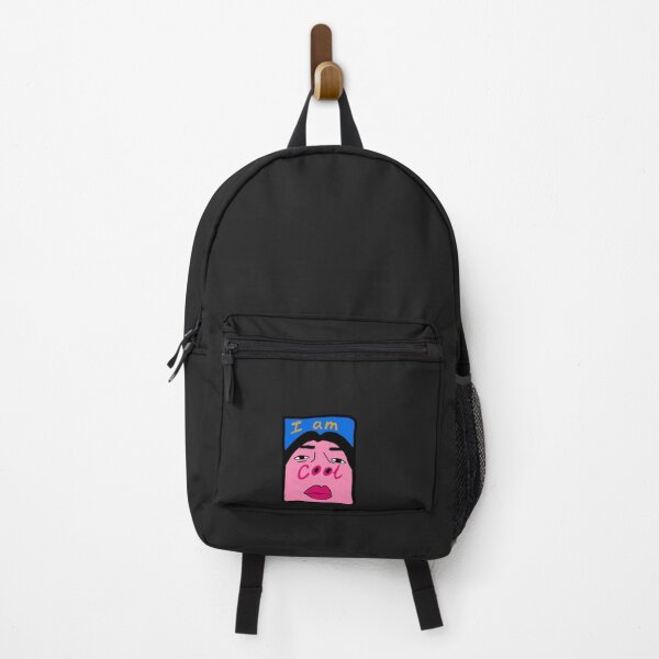 Item preview, I Am Cool Funny Pink Face - Ironic Aesthetic Streetwear Graphic Art designed and sold by Wonder Pixel Studio.