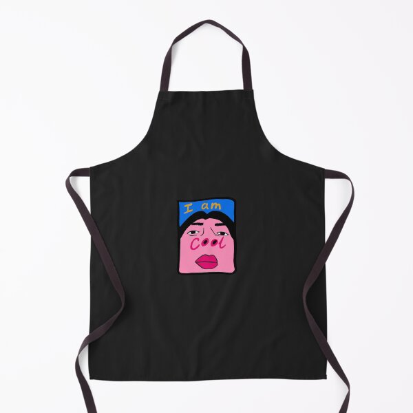 Item preview, I Am Cool Funny Pink Face - Ironic Aesthetic Streetwear Graphic Art designed and sold by Wonder Pixel Studio.