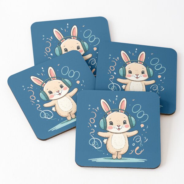 Item preview, Dancing bunny designed and sold by PrintLabStudio.