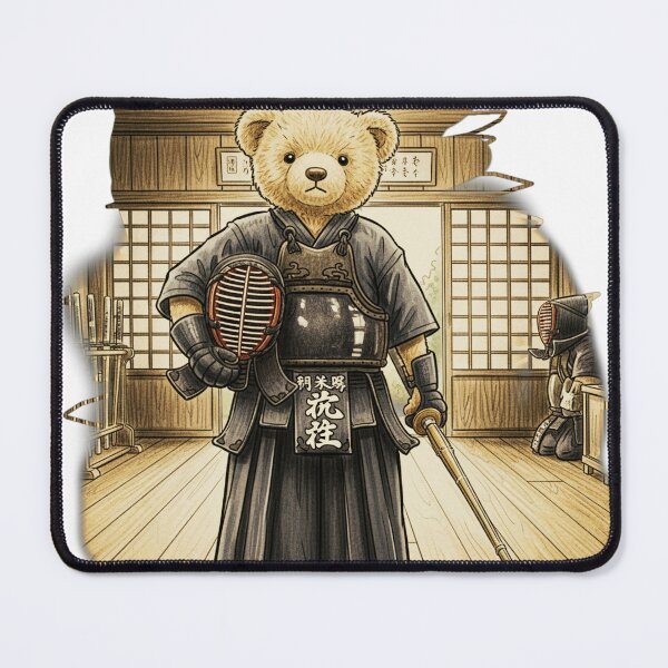 Item preview, Vintage Kendo Bear in Dojo - Japanese Martial Arts Style designed and sold by Maison Taro.