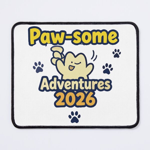 Item preview, Paw-some Adventures 2026 designed and sold by KAUKUDESIGNS.