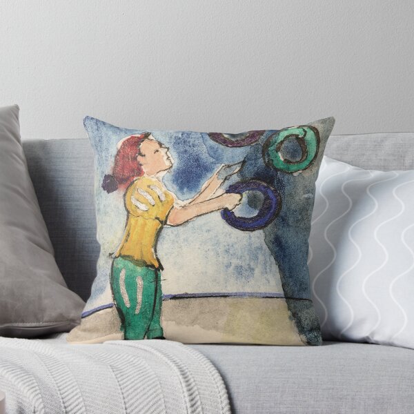 Item preview, Circus juggler hand drawn in pen and watercolour designed and sold by Sheridanlongdog.