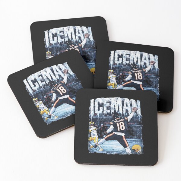 Item preview, Caleb Williams Iceman Chicago Football Fan Viral Playoff Moment Meme Tailgate Game Day Vintage 4th and 8 Comeback Graphic designed and sold by idtanerdsand.