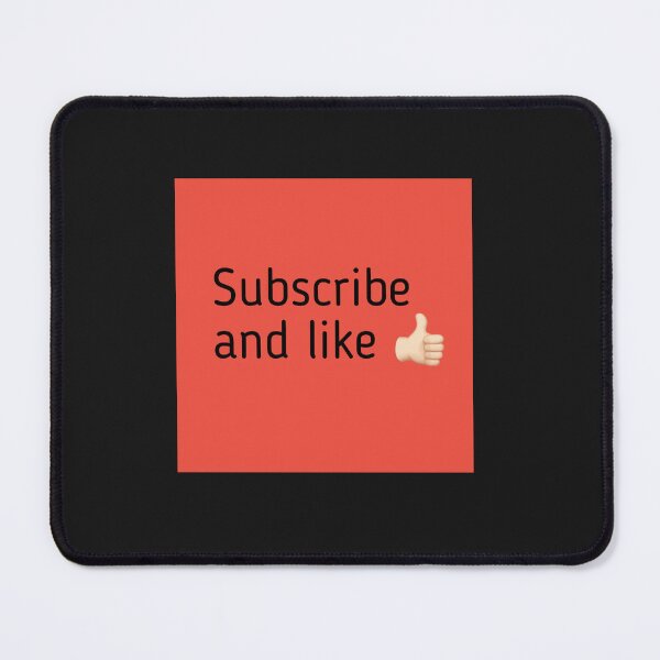 Item preview, subscribe and like logo design with thumbs up influencer gift designed and sold by cheekylorns.