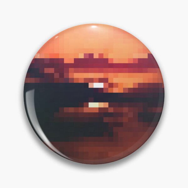 Item preview, Pixelated Bold Red Sunset designed and sold by Potato Quality Prints.