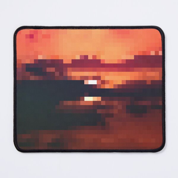 Item preview, Pixelated Bold Red Sunset designed and sold by Potato Quality Prints.