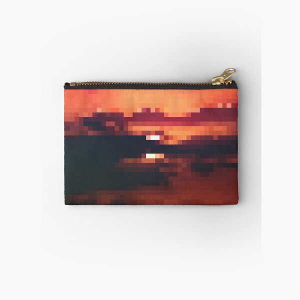 Item preview, Pixelated Bold Red Sunset designed and sold by Potato Quality Prints.