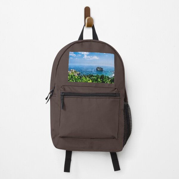 Item preview, Pixelated Coastline Island Scene designed and sold by Potato Quality Prints.