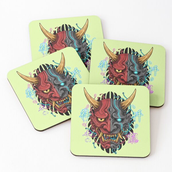 Item preview, Cyber Irezumi Hannya Mask designed and sold by ValeriValera.