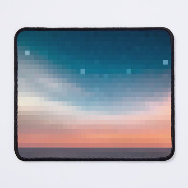 Item preview, Pixelated Calm Ocean Night Sky designed and sold by Potato Quality Prints.