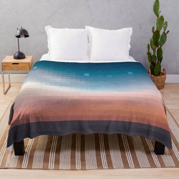 Item preview, Pixelated Calm Ocean Night Sky designed and sold by Potato Quality Prints.