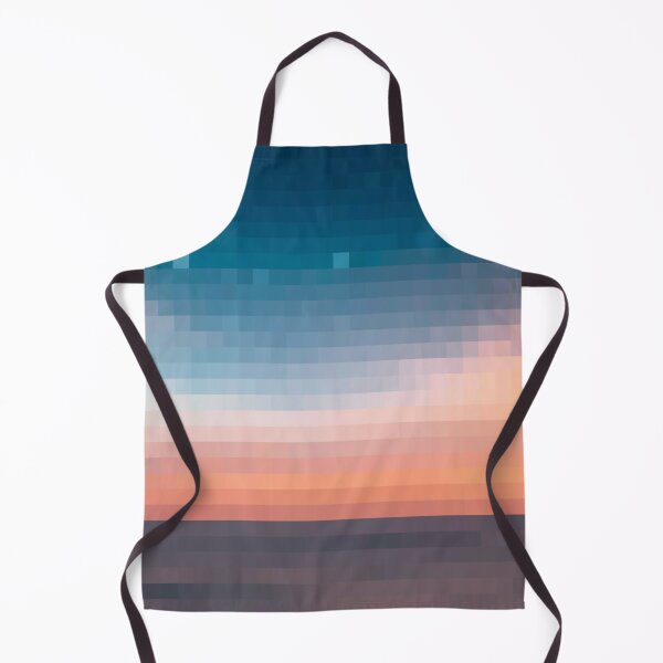 Item preview, Pixelated Calm Ocean Night Sky designed and sold by Potato Quality Prints.