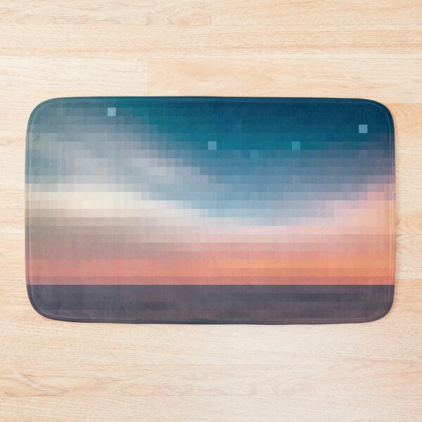 Item preview, Pixelated Calm Ocean Night Sky designed and sold by Potato Quality Prints.