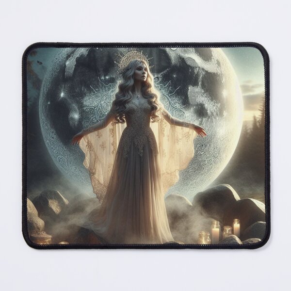 Item preview, Moon Goddess Ascendant – Mystical Lunar Fantasy Art designed and sold by Sybille-Yates.