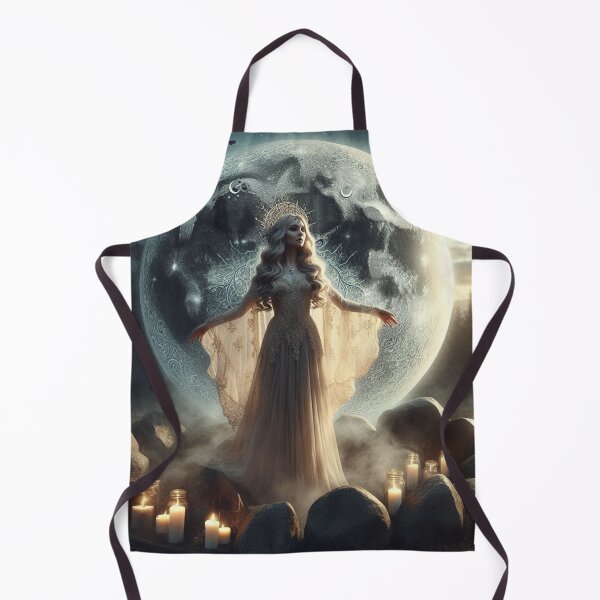 Item preview, Moon Goddess Ascendant – Mystical Lunar Fantasy Art designed and sold by Sybille-Yates.