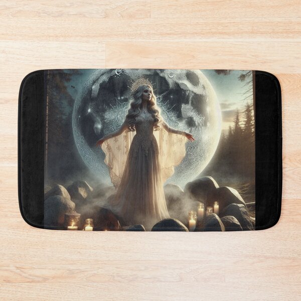 Item preview, Moon Goddess Ascendant – Mystical Lunar Fantasy Art designed and sold by Sybille-Yates.