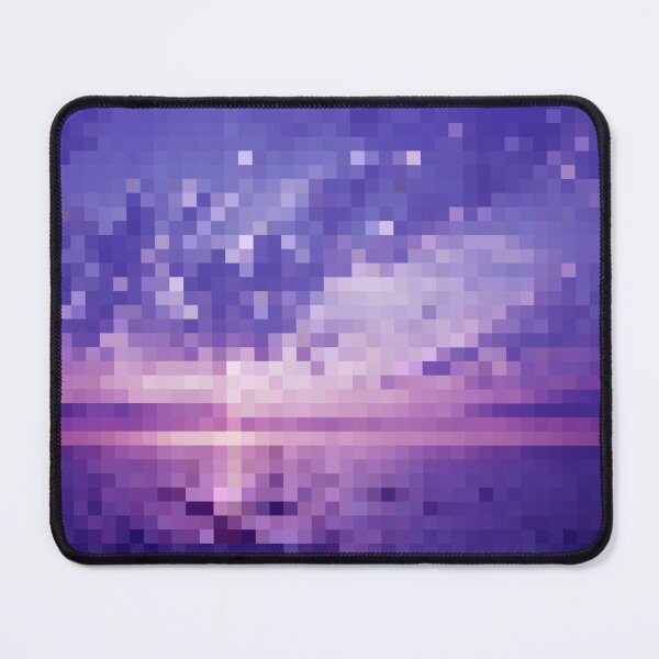Item preview, Pixelated Purple Ocean Sunset designed and sold by Potato Quality Prints.