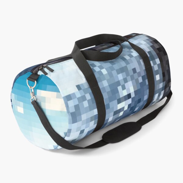 Item preview, Pixelated Mountainous Winter Church Scene designed and sold by Potato Quality Prints.