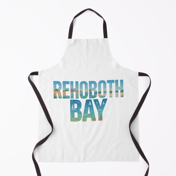 Item preview, Rehoboth Bay - Colorful Coastal Letters - Beach Town Decal - Delaware Travel Art designed and sold by CircinusStore.