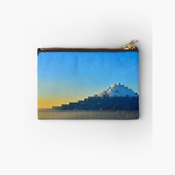 Item preview, Pixelated Morning Mountain Scene designed and sold by Potato Quality Prints.