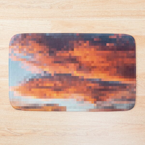 Item preview, Pixelated Colorful Sunset Sky designed and sold by Potato Quality Prints.