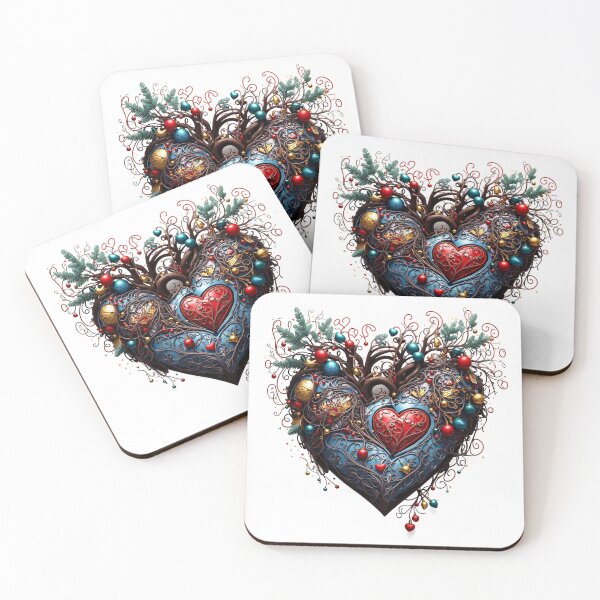 Item preview, Amor Corazón de Navidad designed and sold by Digiheart.