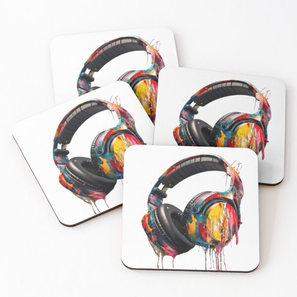 Item preview, Artistic Paint-Drip Headphones designed and sold by Bulk store .