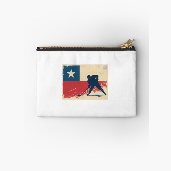 Item preview, Chile Ice Hockey Flag designed and sold by Chile-IceHockey.
