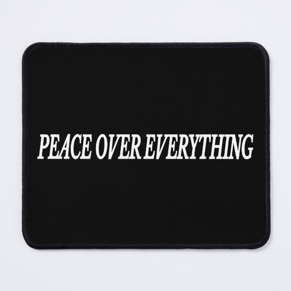 Item preview, Peace Over Everything Mental Wellness Quote designed and sold by Mikidesign1988.