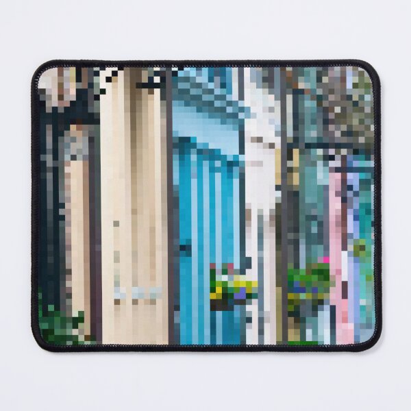 Item preview, Pixelated Charleston Colorful Storefronts  designed and sold by Potato Quality Prints.