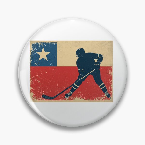 Item preview, Chile Ice Hockey Flag Female Player designed and sold by Chile-IceHockey.