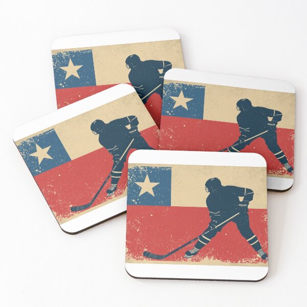 Item preview, Chile Ice Hockey Flag Female Player designed and sold by Chile-IceHockey.