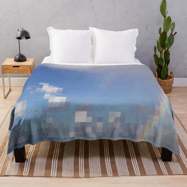 Item preview, Pixelated Beach Rainbow Scene designed and sold by Potato Quality Prints.