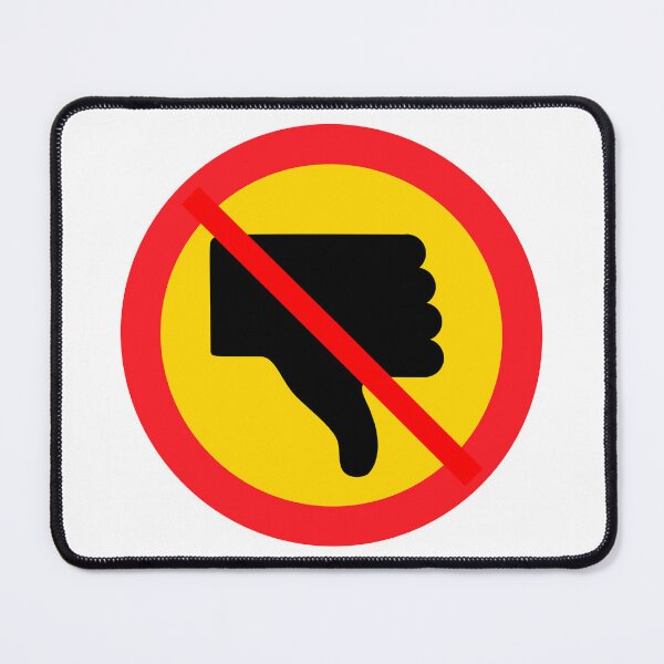 Item preview, Ban thumbs down designed and sold by ALF2023.