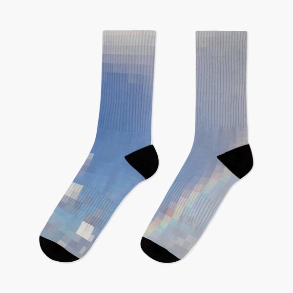 Item preview, Pixelated Beach Rainbow Scene designed and sold by Potato Quality Prints.