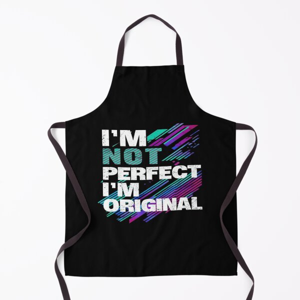 Item preview, Bold Self-Love Quote Design – I'M NOT PERFECT I'M ORIGINAL – Empowering Typography for Apparel & Art designed and sold by Bright Nest Studio.