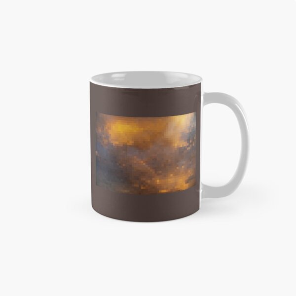 Item preview, Pixelated Shining Yellow Sky designed and sold by Potato Quality Prints.