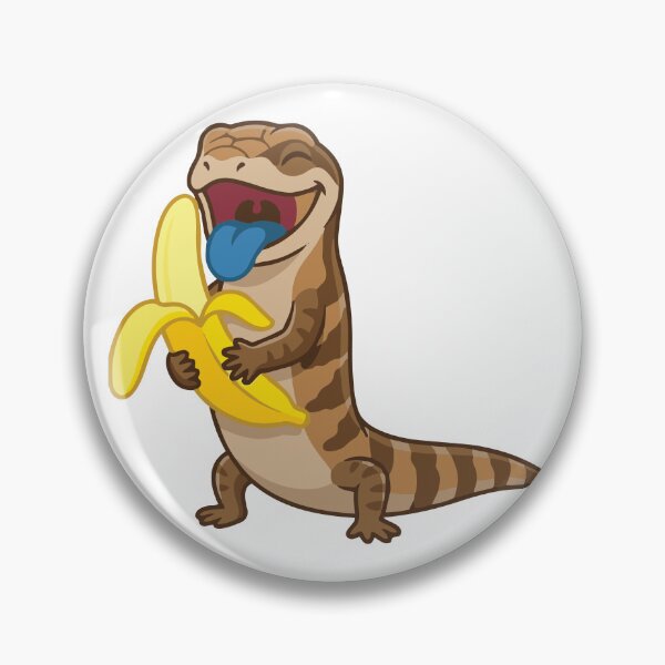 Item preview, Will Work For Bananas Blue Tongue Skink designed and sold by Petzzz.