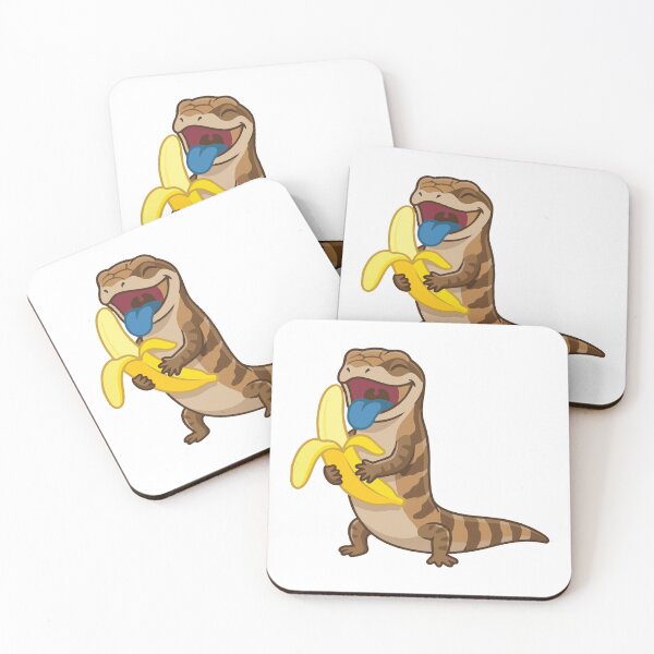 Item preview, Will Work For Bananas Blue Tongue Skink designed and sold by Petzzz.