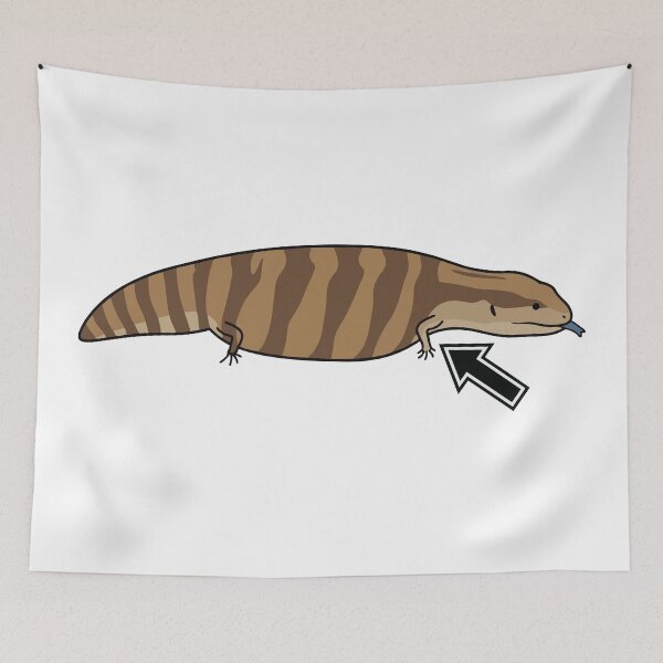 Item preview, Evolution Skipped Leg Day Blue Tongue Skink designed and sold by Petzzz.