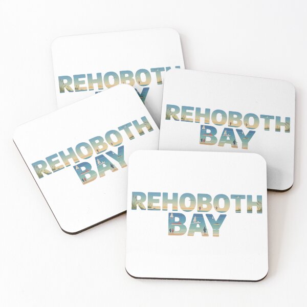 Item preview, Rehoboth Bay - Coastal Nature Letters - Delaware Travel Art designed and sold by CircinusStore.