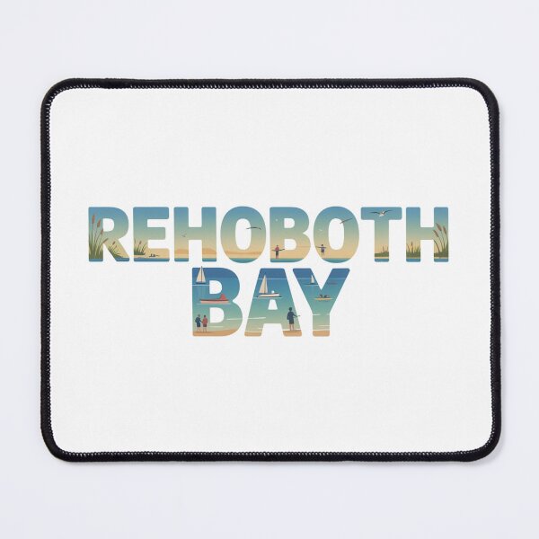 Item preview, Rehoboth Bay - Coastal Nature Letters - Delaware Travel Art designed and sold by CircinusStore.