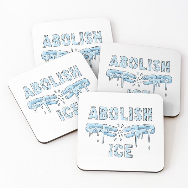 Item preview, Abolish ICE - Retro Melting Text Activism designed and sold by iwzzuel.