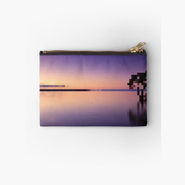 Item preview, Pixelated Calm Ocean Tree Scene designed and sold by Potato Quality Prints.