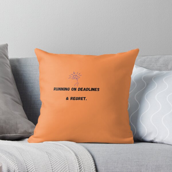 Item preview, Running on Deadlines and Regret. designed and sold by NeonPetal.